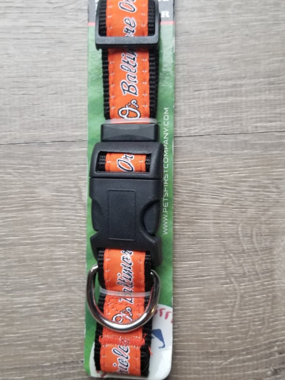 Pets First Baltimore Orioles MLB Dog Collar, Large